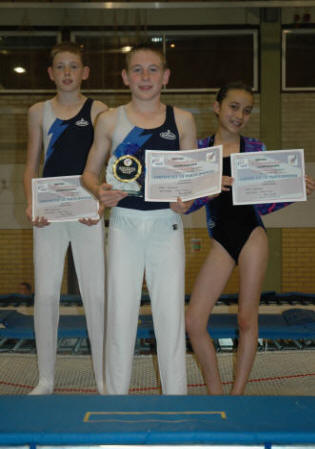 Stephen, Scott & Natasha with participation certificates